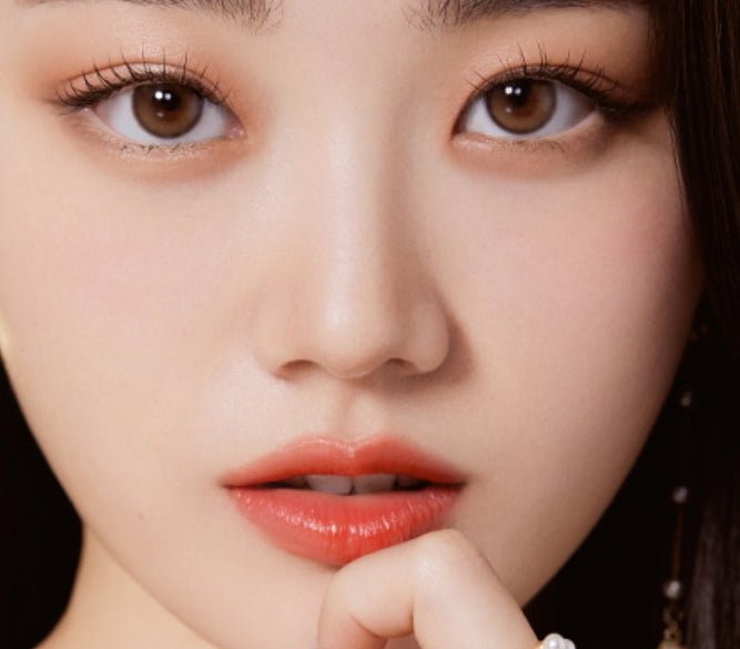 Olola Purity Shine Hazel Brown (10p) colored contact lens, 13.1mm graphic diameter, Daily wear