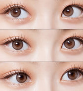 Olola Purity Shine Taupe Brown (10p) colored contact lens, 13.1mm graphic diameter, Daily wear