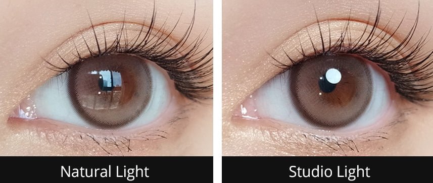 Olola Purity Shine Mauve Choco — monthly colored contact lenses, 13.2mm graphic diameter