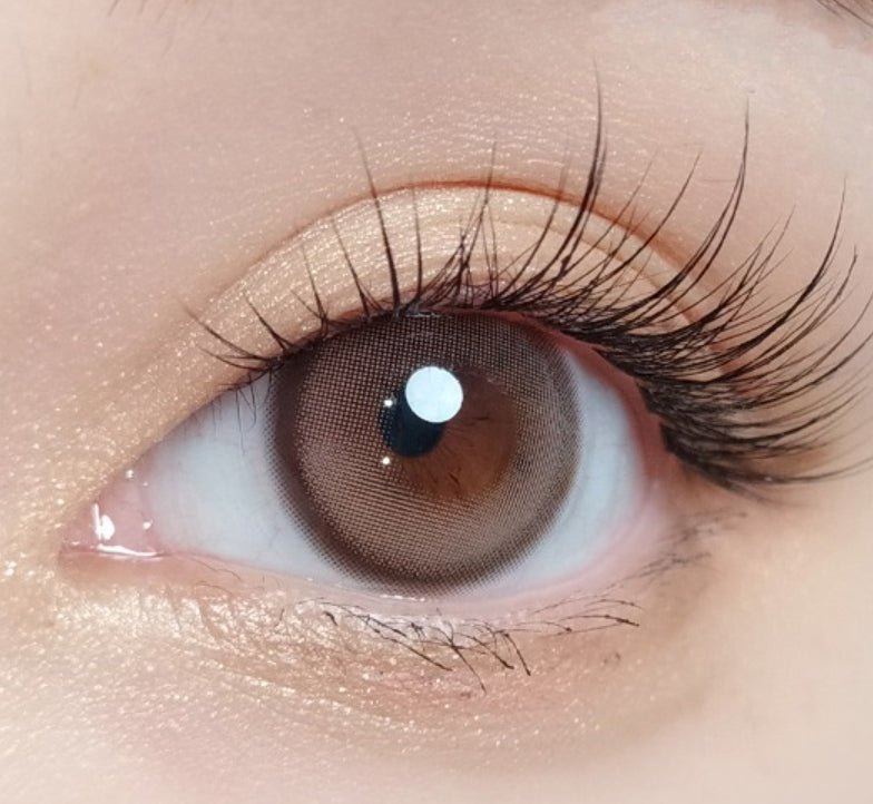 Olola Purity Shine Mauve Choco — monthly colored contact lenses, 13.2mm graphic diameter