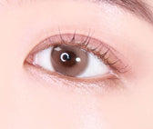 Olola Purity Shine Taupe Brown colored contact lens, 13.2mm graphic diameter, 3-6 Months wear