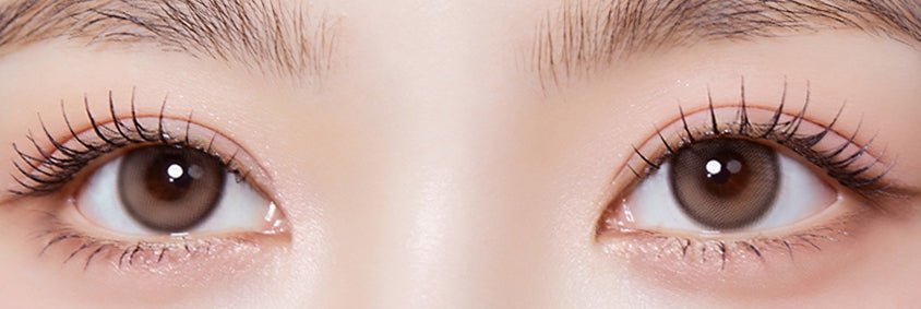 Olola Purity Shine Taupe Brown colored contact lens, 13.2mm graphic diameter, 3-6 Months wear