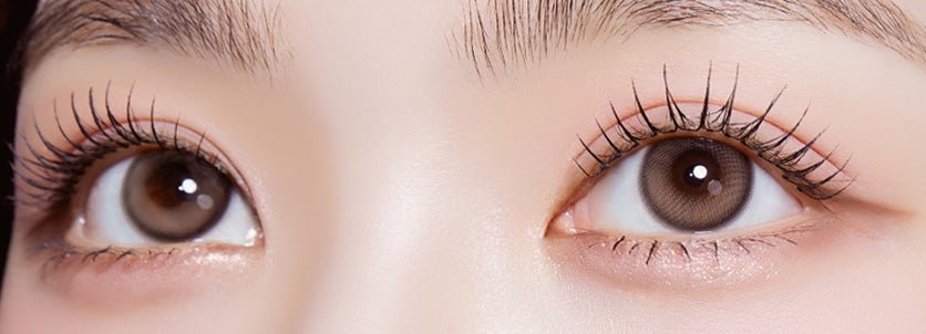 Olola Purity Shine Taupe Brown colored contact lens, 13.2mm graphic diameter, 3-6 Months wear