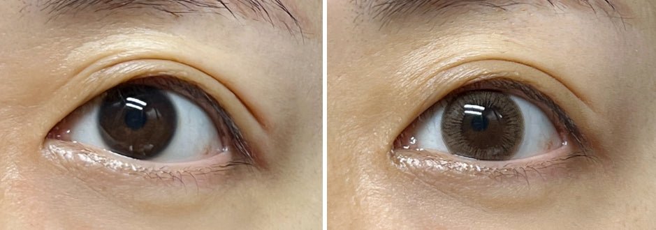 Olola Swany Pure Choco — monthly colored contact lenses, 13.3mm graphic diameter