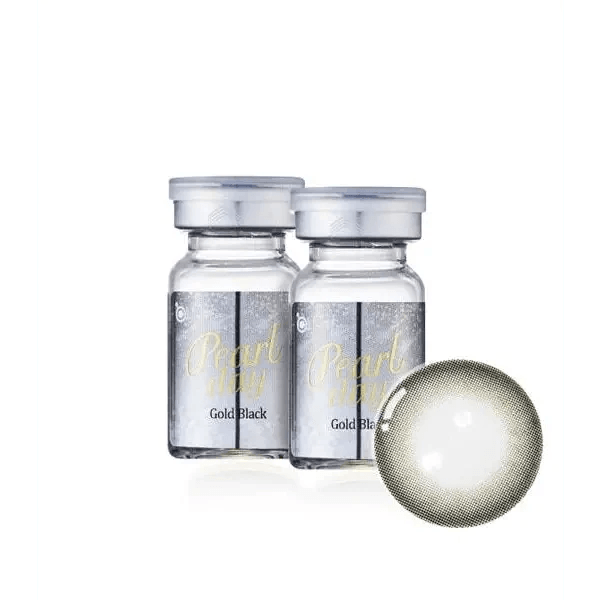 Olens Pearl Day Gold Black — contact lens packaging