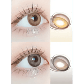 LensVery Photogenic Cream Beige (10p) — contact lens appearance comparison