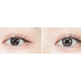 LensVery Photogenic Taupe Gray (10p) — both eyes wearing the contact lenses