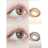 LensVery Photogenic Taupe Gray (10p) — contact lens appearance comparison