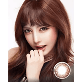 Olens Pi 2 Brown — model portrait showing the contact lens look