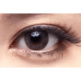 Olens Pi 2 Gray — single-eye close-up showing the contact lens appearance