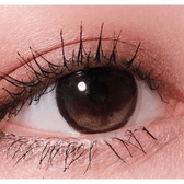 LensRang Planet 1Day Space Brown (5p) — single-eye close-up showing the contact lens appearance