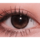 LensRang Planet 1Day Space Brown (5p) — single-eye close-up showing the contact lens appearance