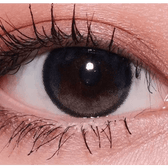 LensRang Planet 1Day Space Gray (5p) — single-eye close-up showing the contact lens appearance