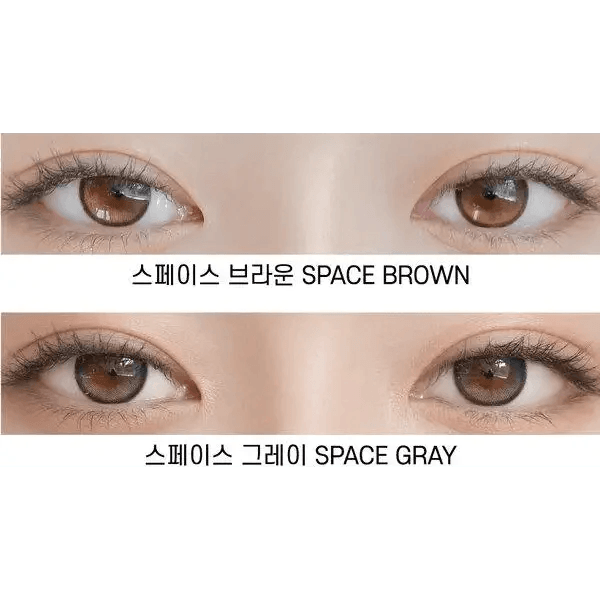 LensRang Planet 1Day Space Gray (5p) — contact lens appearance comparison