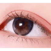 LensRang Planet 1Day Space Gray (5p) — single-eye close-up showing the contact lens appearance