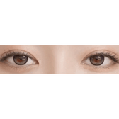 LensRang Planet 1Day Space Gray (5p) — both eyes wearing the contact lenses