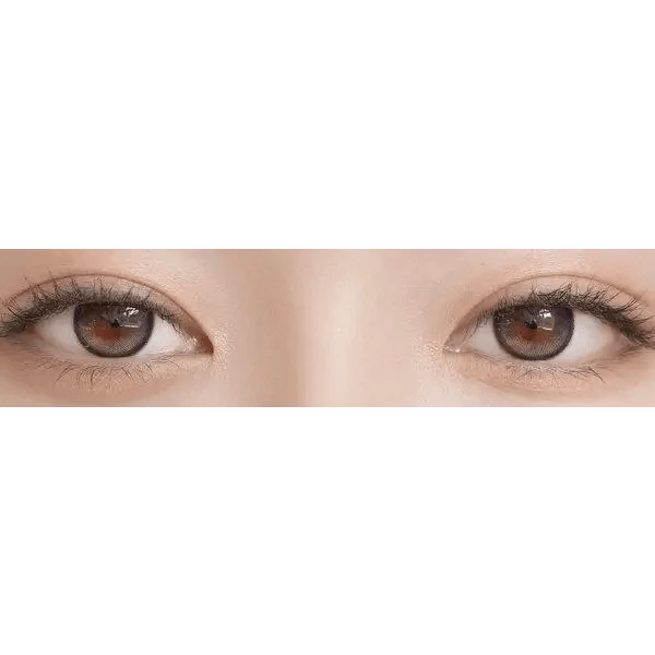 LensRang Planet 1Day Space Gray (5p) — both eyes wearing the contact lenses