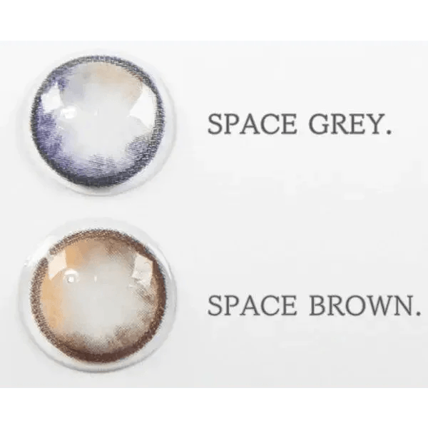 LensRang Planet Space Gray — contact lens product information graphic