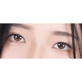 LensRang Planet Space Gray — both eyes wearing the contact lenses