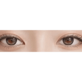 LensRang Planet Space Gray — both eyes wearing the contact lenses