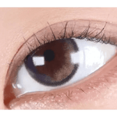 LensRang Planet Space Gray — single-eye close-up showing the contact lens appearance