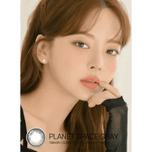 LensRang Planet Space Gray — model portrait showing the contact lens look