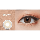 Olens Plie Brown — contact lens product information graphic