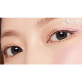 Olens Plie Violet — both eyes wearing the contact lenses