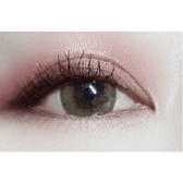 LensTown Pocopong Brown — single-eye close-up showing the contact lens appearance