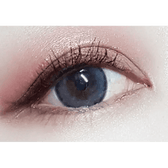 LensTown Pocopong Gray — single-eye close-up showing the contact lens appearance
