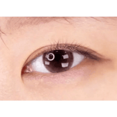 LensTown Pocopong Pink — single-eye close-up showing the contact lens appearance