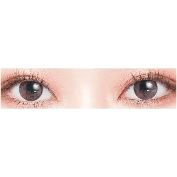 LensTown Pocopong Pink — both eyes wearing the contact lenses