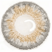 LensVery Poing Gray — close-up of the contact lens design