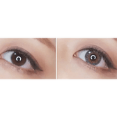 LensVery Poing Gray — both eyes wearing the contact lenses