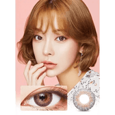 LensVery Poing Violet — model portrait showing the contact lens look