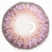 LensVery Poing Violet — close-up of the contact lens design