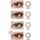 LensVery Poing Violet — contact lens appearance comparison