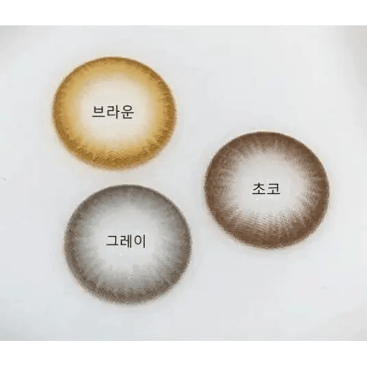 Olens Polla Brown — contact lens product information graphic
