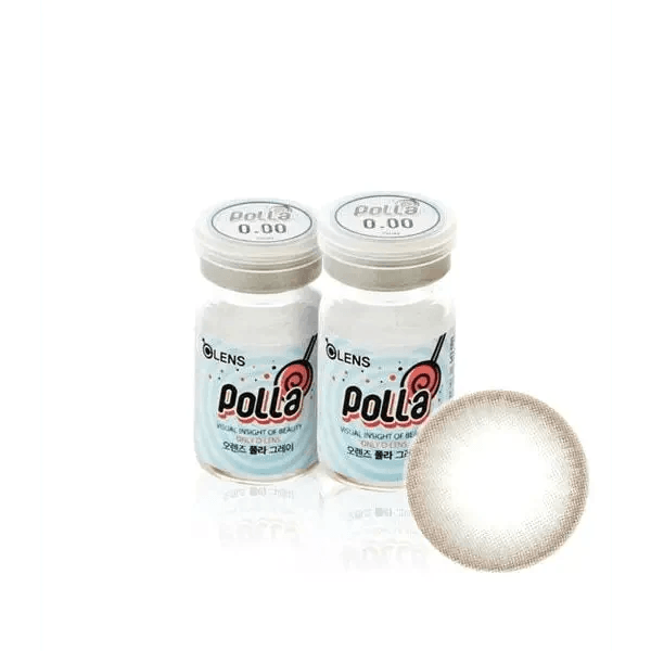 Olens Polla Gray — contact lens packaging