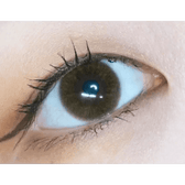 LensTown Precollege Brown — single-eye close-up showing the contact lens appearance