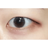 LensTown Precollege Gray — single-eye close-up showing the contact lens appearance