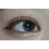 LensTown Precollege Gray — single-eye close-up showing the contact lens appearance