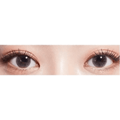 LensTown Precollege Gray — both eyes wearing the contact lenses