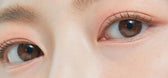 Olens Pure Teen Brown colored contact lens, 12.8mm graphic diameter, Monthly wear
