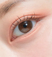 Olens Pure Teen Brown colored contact lens, 12.8mm graphic diameter, Monthly wear