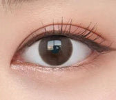Olens Pure Teen Choco colored contact lens, 12.8mm graphic diameter, Monthly wear