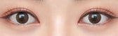 Olens Pure Teen Choco colored contact lens, 12.8mm graphic diameter, Monthly wear