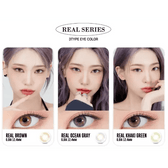 LensRang Real Brown — contact lens appearance comparison