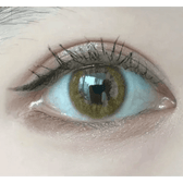 LensRang Real Brown — single-eye close-up showing the contact lens appearance