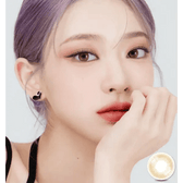 LensRang Real Brown — model portrait showing the contact lens look